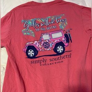 Simply and southern shirt. Kids. Tiny bleach stain (see in photos)